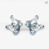 Custom Private Label furniture hardware chrome connector and furniture hardware 3 in 1 connector alu profil corner brackets