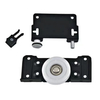2023 Hot Sale heavy duty sliding door wheel shock absorption sliding gate track roller wheel and 2 roller bottom wardrobe wheels