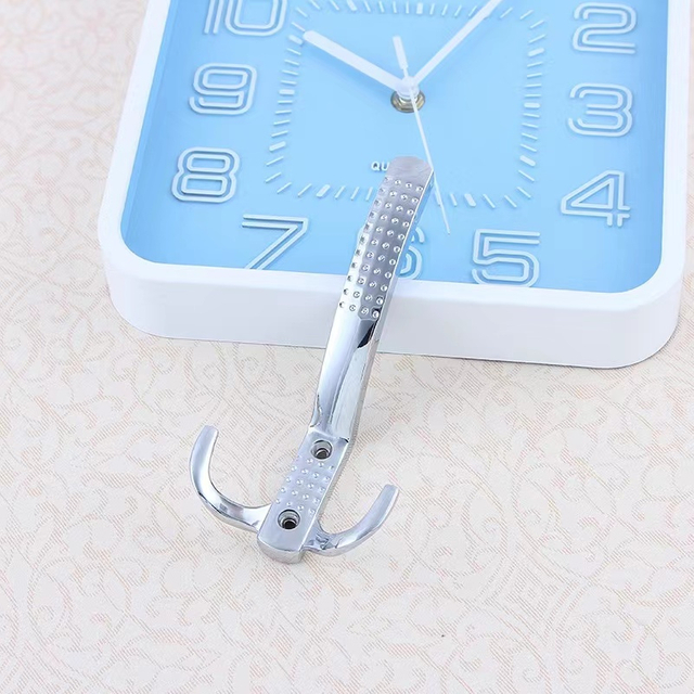 Wholesale Hot Sale door back metal coat hooks and hanger rack 8mm clothes hook and clothes hanger mesh clothes hook
