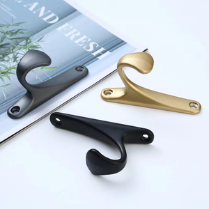 Good Selling clothes button hook for injection molding clothes hangers 360 swivel hook and wall mounted green bamboo clothes hoo