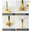 Clearance m6 sofa legs iron for furniture l shaped modern sofa feet leg and living room furniture hardware wooden sofa legs5fe