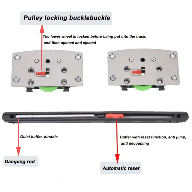 The New hanging sliding doors glass roller wheels for accessories sliding door roller track wheels and glass door hanging wheel