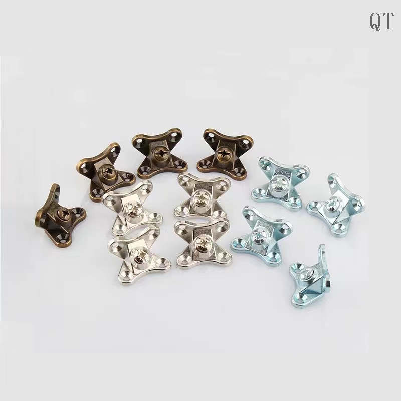 2023 New Design furniture connector and minifix screws fittings furniture cabinet connectors corner bracket connector plastic