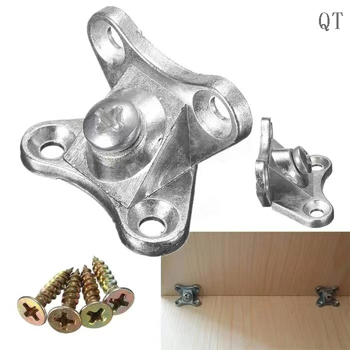 New Stock Arrival joint furniture types invisible hidden connect and cabinet panel furniture connector corner bracket angle