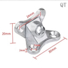 High Quality Wholesale furniture connector and furniture grade corner 25mm connecting corner clamp brackets