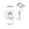 New Materials hanging sliding door wheels or heavy duty sliding gate wheel and bearings suppliers sliding door roller wheels