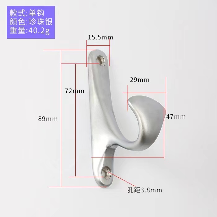 Popular Design space saver clothes metal hooks for clothes hanger connection hook cascading