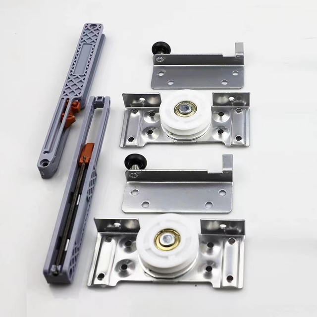 Custom Label aluminium sliding door wheels for rotational slide gate or oem sliding window door nylon roller wheel