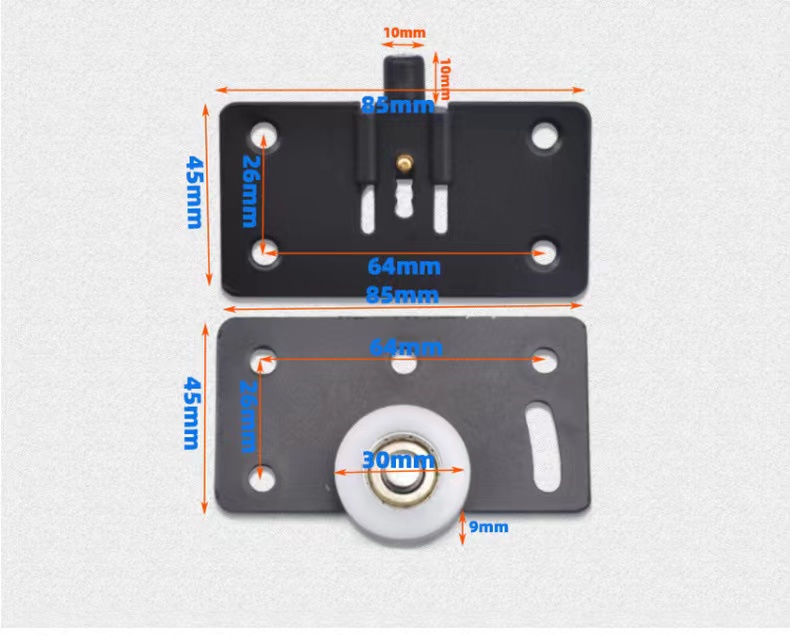 Cheap wooden door fitting sliding wheel for roller sliding hanging roller door wheel and heavy duty sliding doors wheel