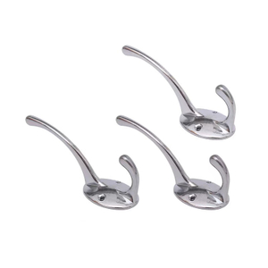 Selling clothes hook for clothes hanger hook pole clothes bag key and wall coat rack with 3 to 6 hooks