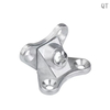 Custom Private Label furniture hardware chrome connector and furniture hardware 3 in 1 connector alu profil corner brackets