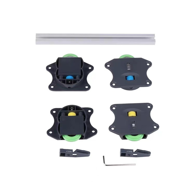 New Innovations matex roller wheel for sliding door window barn track stay 4 wheel or sliding gate soft closing door wheel