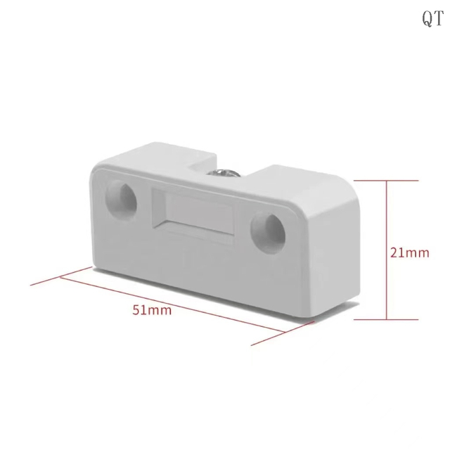 Custom Label furniture connector for furniture hardware duty hidden cabinet connector pvc elbow connector corner brackets