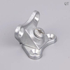 Custom Private Label furniture hardware chrome connector and furniture hardware 3 in 1 connector alu profil corner brackets