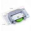 Explosive New Products four wheels and bearing sliding door roller wheel or steel gates plated fitting wardrobe door wheel
