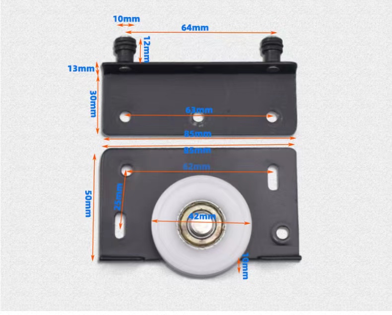 Cheap wooden door fitting sliding wheel for roller sliding hanging roller door wheel and heavy duty sliding doors wheel