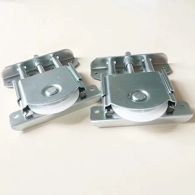 New innovation rubber wheel gate sliding and roller chain link fence sliding and wheel barn door track4wheel sliding door roller