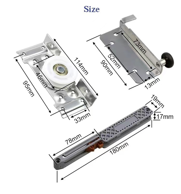 Custom Private Label aluminum sliding door wheel or pulley load capacity for sliding gate roller wheel and sliding doors wheels