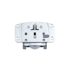 Explosive New Products four wheels and bearing sliding door roller wheel or steel gates plated fitting wardrobe door wheel
