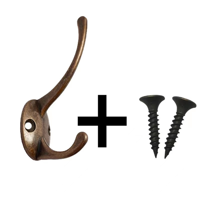 New Trend hook towel clothes for wall mounted robe hook and18pcs triangles hanger clothes bag key wall rack with 3 to 6 hooks