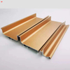 Foshan Gold Black Furniture Cabinet Door Frame Walk In Closet Aluminum Profile