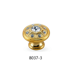 Wholesale customization Gold Glass Cabinet Stainless Steel door Aluminum knurled cabinet knobs