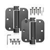 Fashion hinges and trap door guangzhou concealed hinges for thick doors 4inch round corner closer spring western hinges
