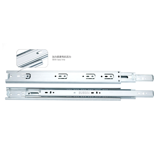wholesale furniture 350kg scissor table lift 45mm soft close drawer rail telescopic 4d v6 undermount drawer slide