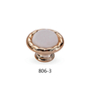 New arrival of goods Crystal Clear Aluminum Alloy Black crystal drawer pull resin wood pull handle cabinet handle