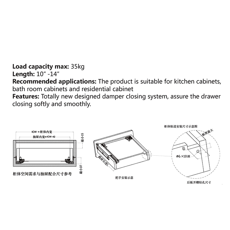 factory 4510 kitchen drawer inserts cold steel hinge furniture soft close toilet seat hinges poland kitchen heavy duty slide