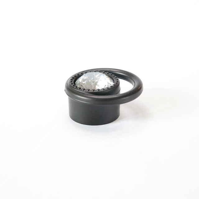 New product boom Steel Black 5 Aluminum Concealed Cabinet Brass knurled steel kitchen furniture handle goo-ki cabinet handle