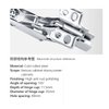 vogue led light butt aluminum pivot door heavy duty close lamp screw hinge glass shower furniture cabinet hinge