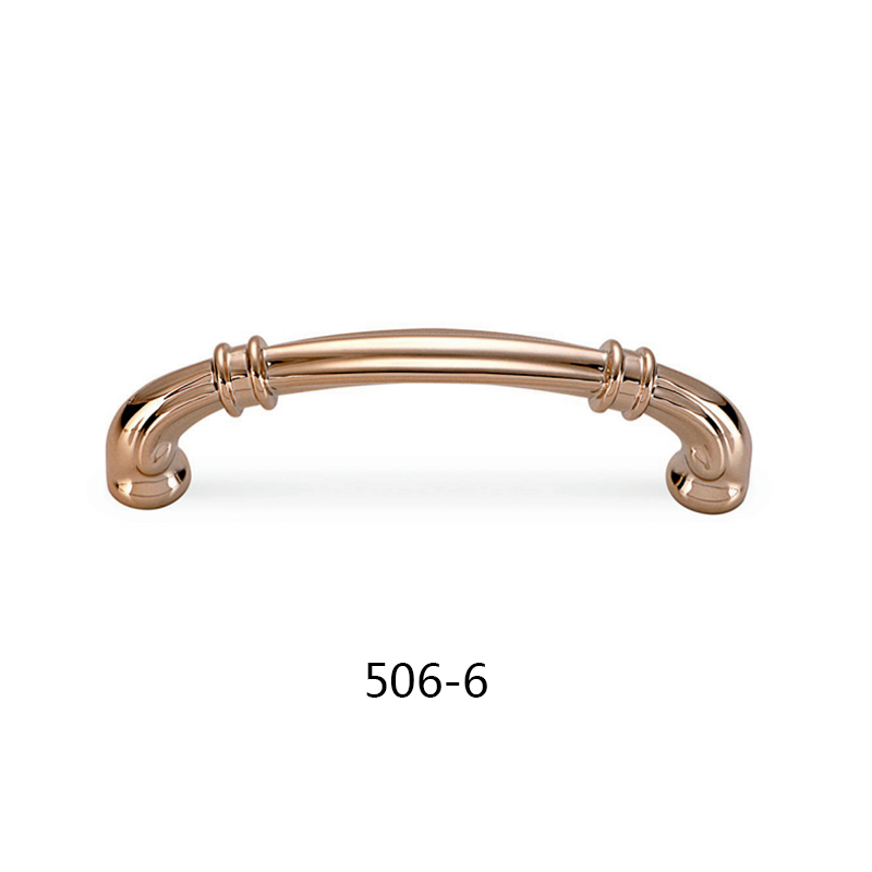 The latest design Square tube solid brass knob aluminum extrusion connection square tube furniture drawer handle