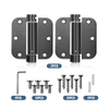 Fashion hinges and trap door guangzhou concealed hinges for thick doors 4inch round corner closer spring western hinges
