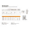hot wholesale Prevent hand clamping telescopic channel drawer slide soft closing baby plastic storage cabinet with drawer