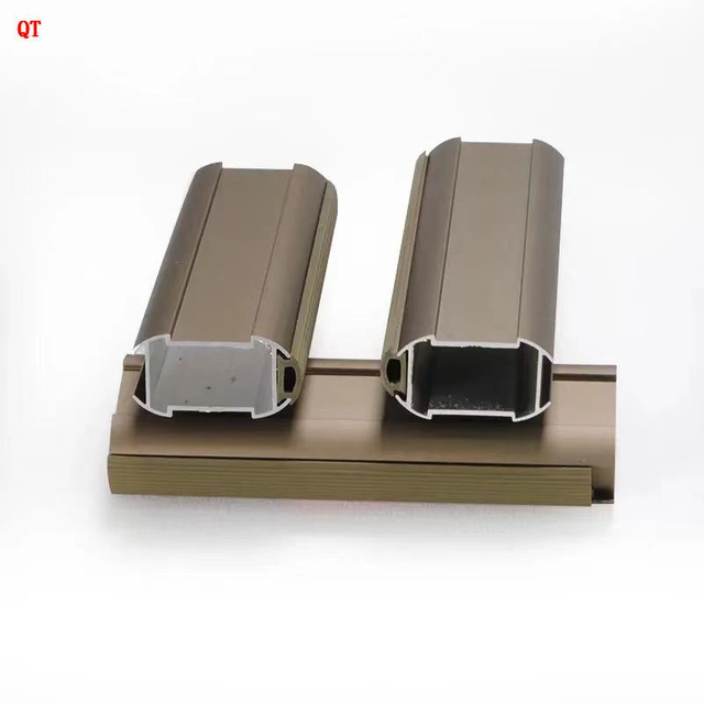 black anodized roller shutter door aluminum profile