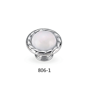 New arrival of goods Crystal Clear Aluminum Alloy Black crystal drawer pull resin wood pull handle cabinet handle