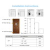 New stainless steel heavy duty big steel adjustable hidden and glass cupboard door frameless shower screen 3 knuckle door hinges