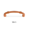 The latest design Square tube solid brass knob aluminum extrusion connection square tube furniture drawer handle