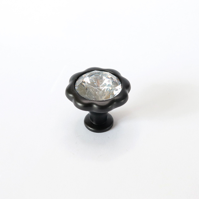 Factory direct Brass Cabinet Silver sunflower shaped knob children's room wood handle brass silver sunflower knob children's