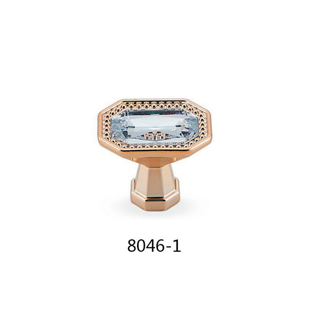 hot cakes Crystal stainless brass light led profiles crystal furniture cabinet kitchen cupboard t bar pull cabinet handles