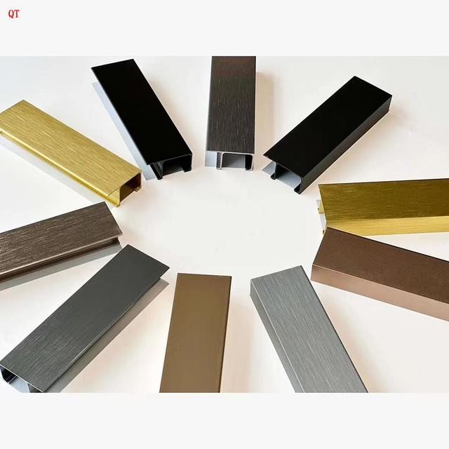 1m 2m 3m Black PC Cover 12mm width V Shape Channel Aluminum LED Profile Light for LED strip