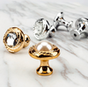 Custom tag Round brass rounded furniture hardware leather handle low weight small handles cabinet handles