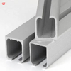 China factory quality powder coated wood grain aluminium profile for fence