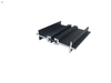 factory direct sell custom industrial black profile aluminum garden slats fence aluminum profiles for fencing