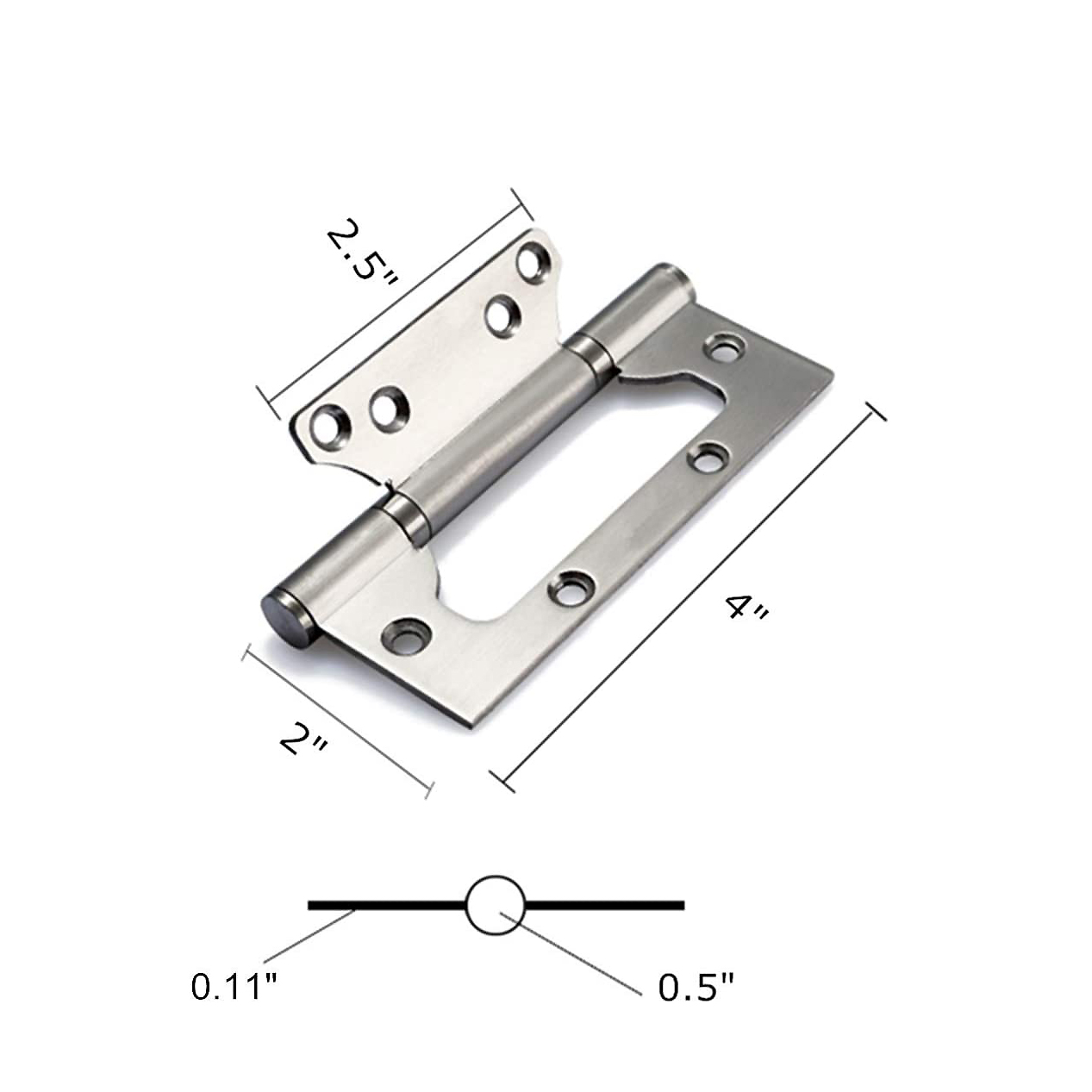 High Quality stainless steel shower glass door pivot door floor hinge with ball bearings minimalist hinge