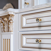 Custom tag Round brass rounded furniture hardware leather handle low weight small handles cabinet handles
