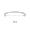 The latest design Square tube solid brass knob aluminum extrusion connection square tube furniture drawer handle