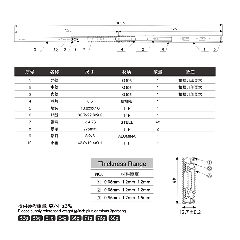 wholesale furniture 350kg scissor table lift 45mm soft close drawer rail telescopic 4d v6 undermount drawer slide