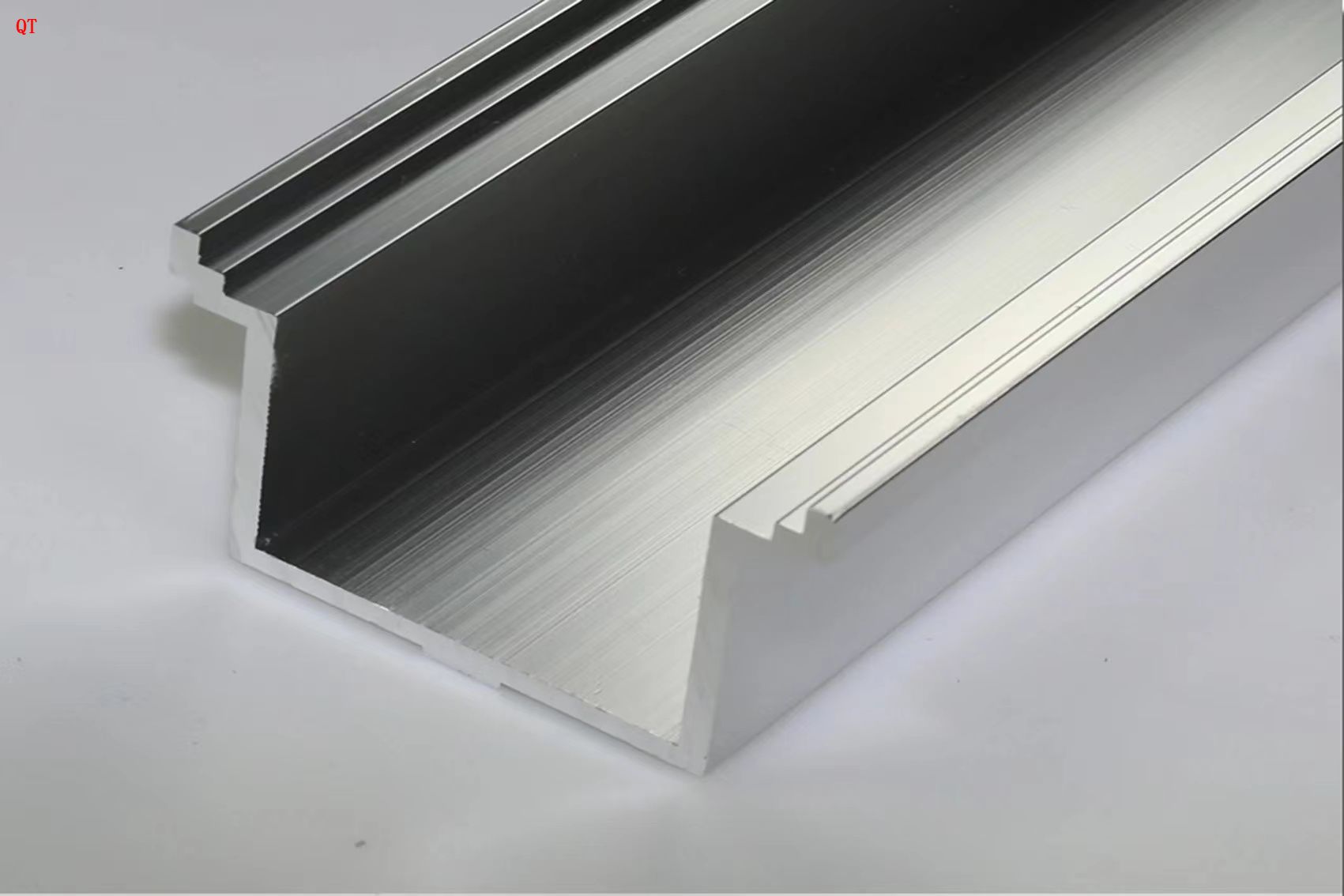 1m 2m 3m Black PC Cover 12mm width V Shape Channel Aluminum LED Profile Light for LED strip